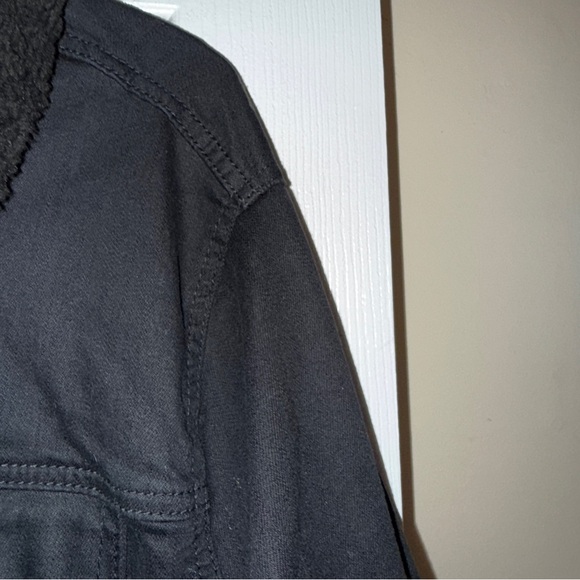 Torrid Black Jean Jacket with Sherpa Collar - Picture 4 of 6